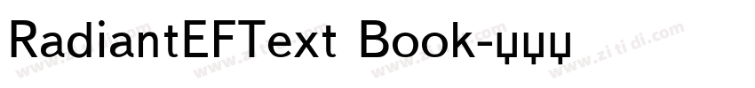RadiantEFText Book字体转换